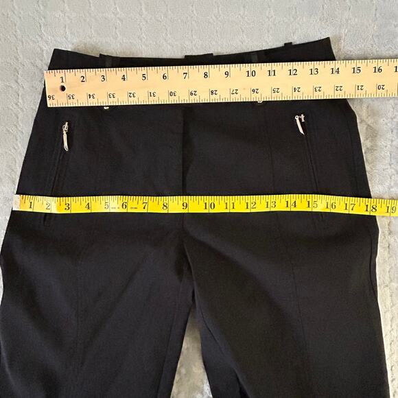 Jamie Sadock Golf Crop Pants Womens Size 2 Black 28x22 Tapered Leg 91301 NWT - Picture 10 of 16